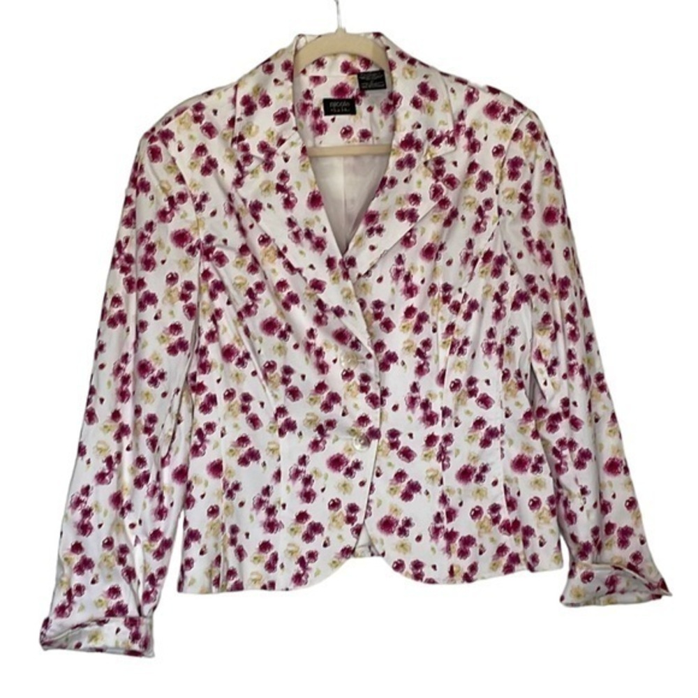New Nicole by‎ Nicole Miller Floral Blazer/Jacket Size 12